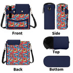 Comic Book Pop Crossbody Water Bottle Storage Bag Water Bottle Storage Handbag comic Printed Offshore