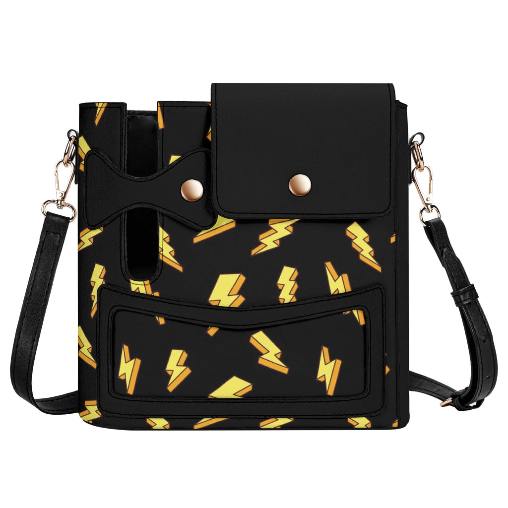 Lightning Bolts Crossbody Water Bottle Storage Bag Default Title Water Bottle Storage Handbag comic Printed Offshore