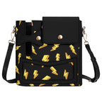 Lightning Bolts Crossbody Water Bottle Storage Bag Default Title Water Bottle Storage Handbag comic Printed Offshore