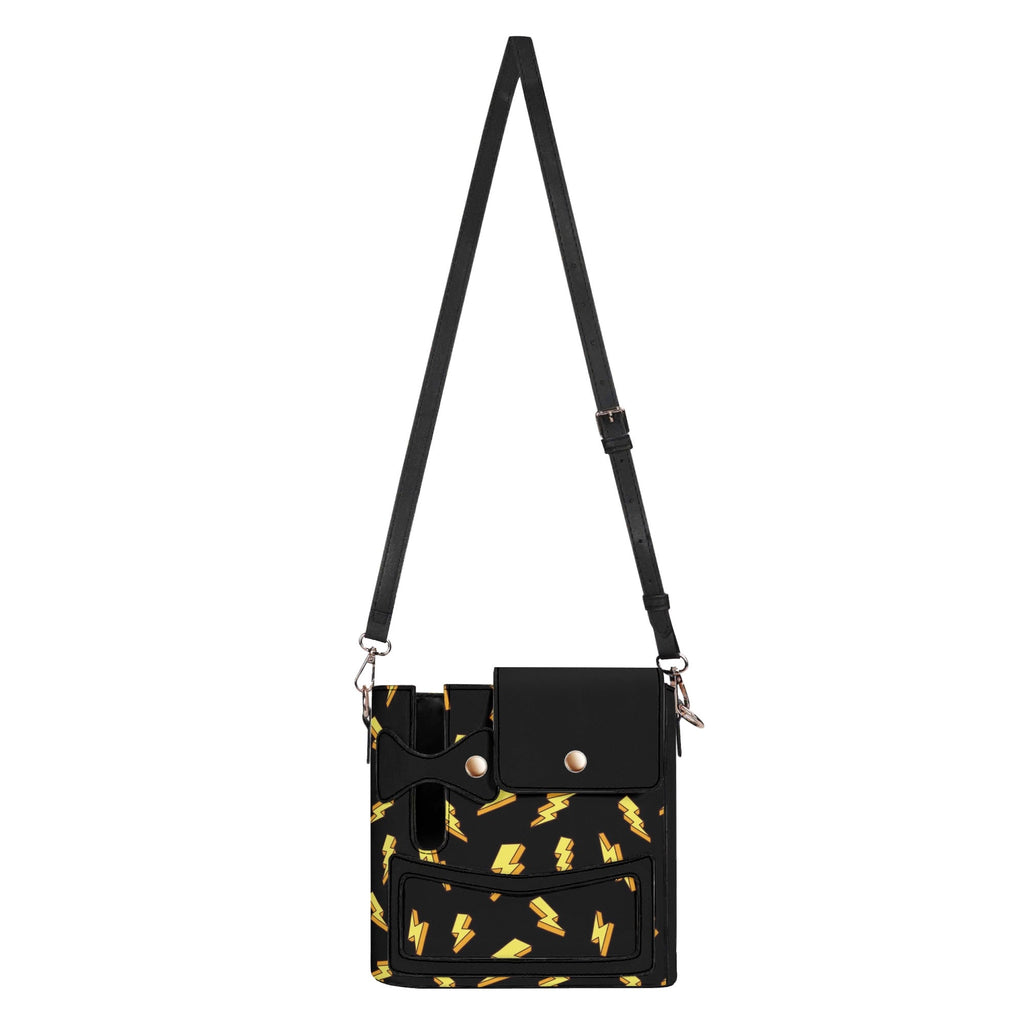 Lightning Bolts Crossbody Water Bottle Storage Bag Water Bottle Storage Handbag comic Printed Offshore