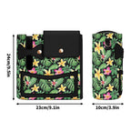 Frangipani Crossbody Water Bottle Storage Bag Water Bottle Storage Handbag Plants Printed Offshore