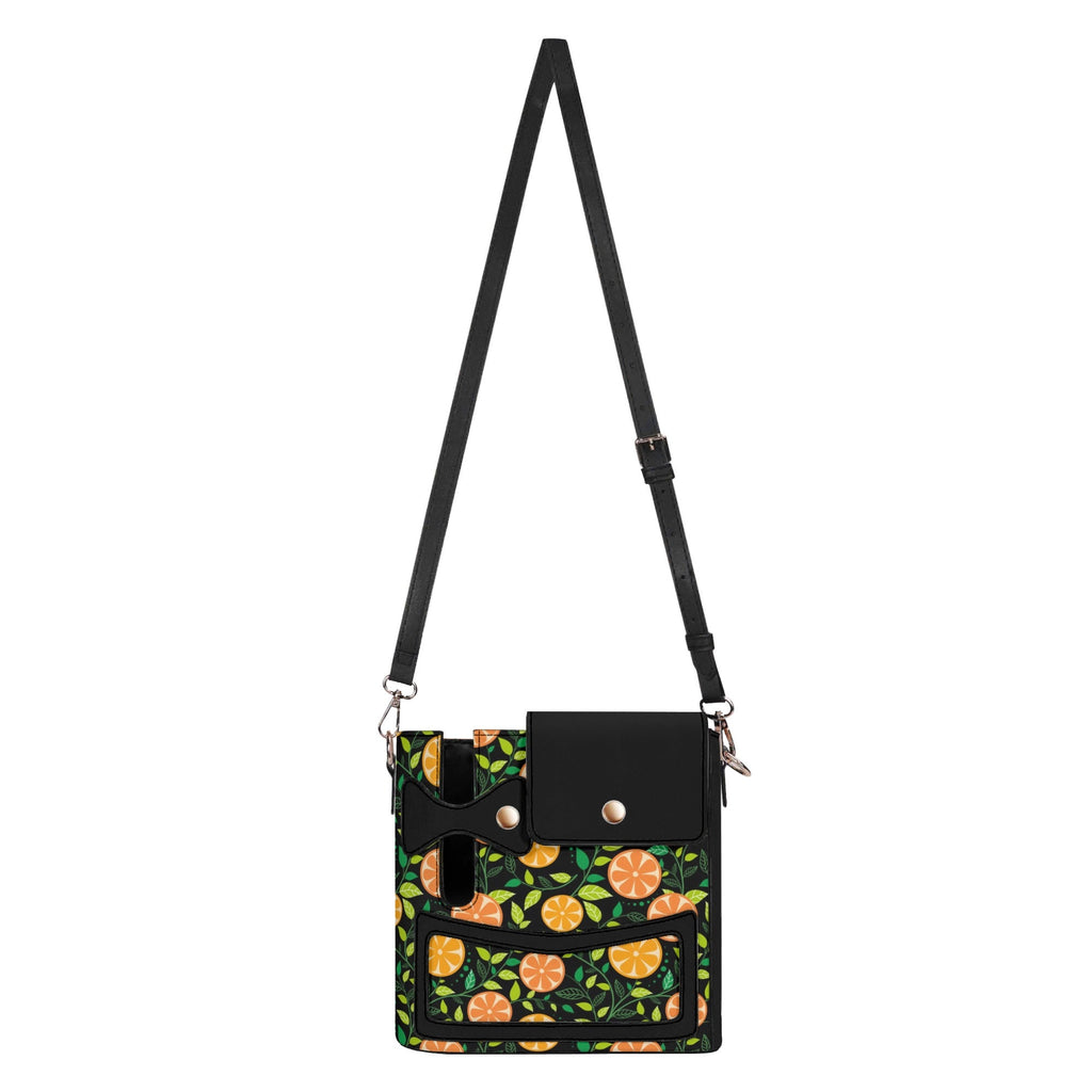 Oranges Crossbody Water Bottle Storage Bag Water Bottle Storage Handbag Food Printed Offshore