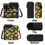 Oranges Crossbody Water Bottle Storage Bag Water Bottle Storage Handbag Food Printed Offshore