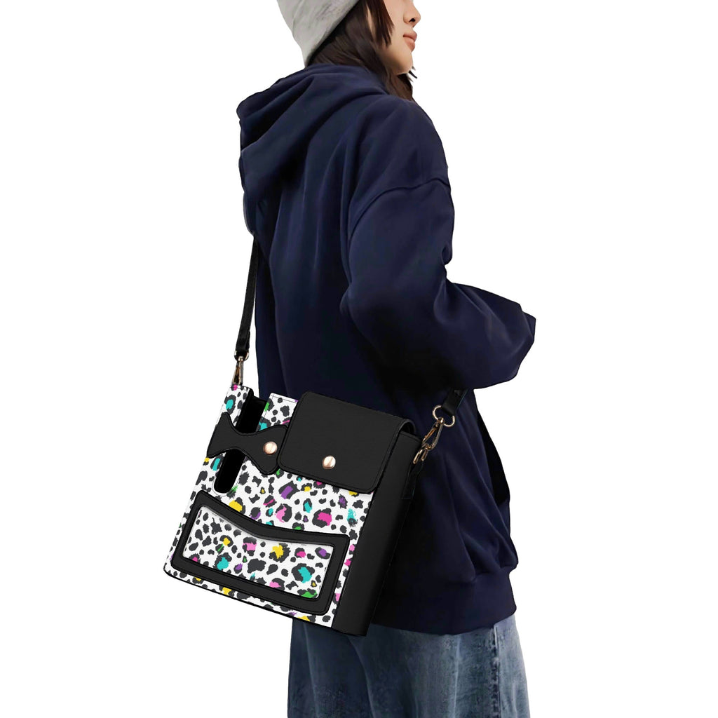 Animal Print In Colour Crossbody Water Bottle Storage Bag Water Bottle Storage Handbag animal Printed Offshore