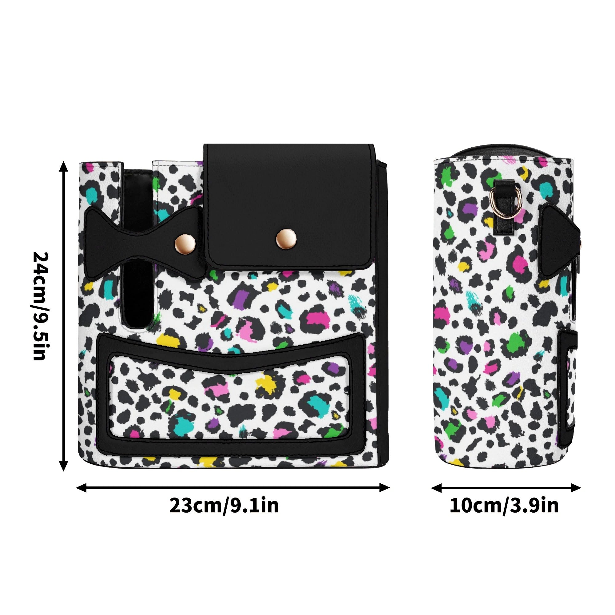 Animal Print In Colour Crossbody Water Bottle Storage Bag Water Bottle Storage Handbag animal Printed Offshore
