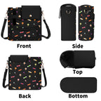Candy Crossbody Water Bottle Storage Bag Water Bottle Storage Handbag Food Printed Offshore