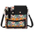 Happy Retro Flowers Crossbody Water Bottle Storage Bag Default Title Water Bottle Storage Handbag Printed Offshore Retro