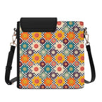 Happy Retro Flowers Crossbody Water Bottle Storage Bag Water Bottle Storage Handbag Printed Offshore Retro