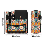Happy Retro Flowers Crossbody Water Bottle Storage Bag Water Bottle Storage Handbag Printed Offshore Retro