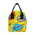 Comic Book Yellow - Zipper Lunch Bag Zipper Lunch Bag Printed Offshore