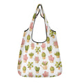 Cactus Pots And Flowers 3 Pack of Foldable Shopping Bags Default Title 3-Pack Shopping Bags Plants Printed Offshore
