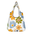 Boho Flowers 3 Pack of Foldable Shopping Bags Default Title 3-Pack Shopping Bags Plants Printed Offshore