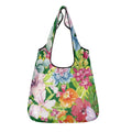 Bright Floral 3 Pack of Foldable Shopping Bags Default Title 3-Pack Shopping Bags Plants Printed Offshore