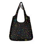 Stars And Swirls 3 Pack of Foldable Shopping Bags Default Title 3-Pack Shopping Bags Printed Offshore