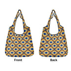 Retro Eyes 3 Pack of Foldable Shopping Bags 3-Pack Shopping Bags Printed Offshore Retro