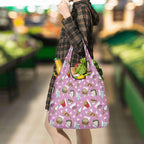 Fast Food 3 Pack of Foldable Shopping Bags 3-Pack Shopping Bags Food Printed Offshore