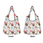 Coconuts 3 Pack of Foldable Shopping Bags 3-Pack Shopping Bags Food Printed Offshore