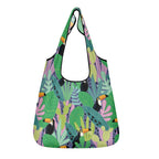 Bright Toucans 3 Pack of Foldable Shopping Bags Default Title 3-Pack Shopping Bags animal Printed Offshore
