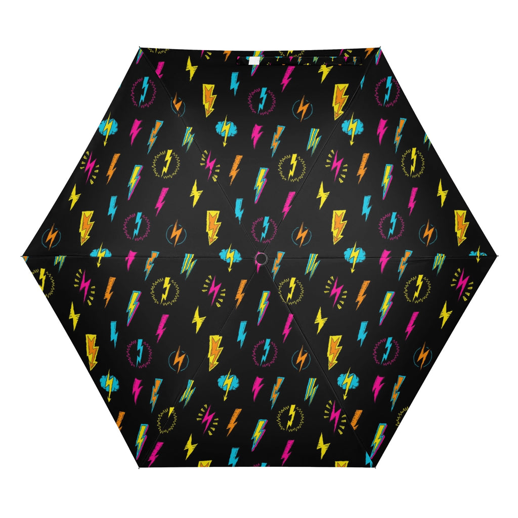 Fun Lightning Compact Automatic Umbrella Compact Automatic Umbrella comic Printed Offshore