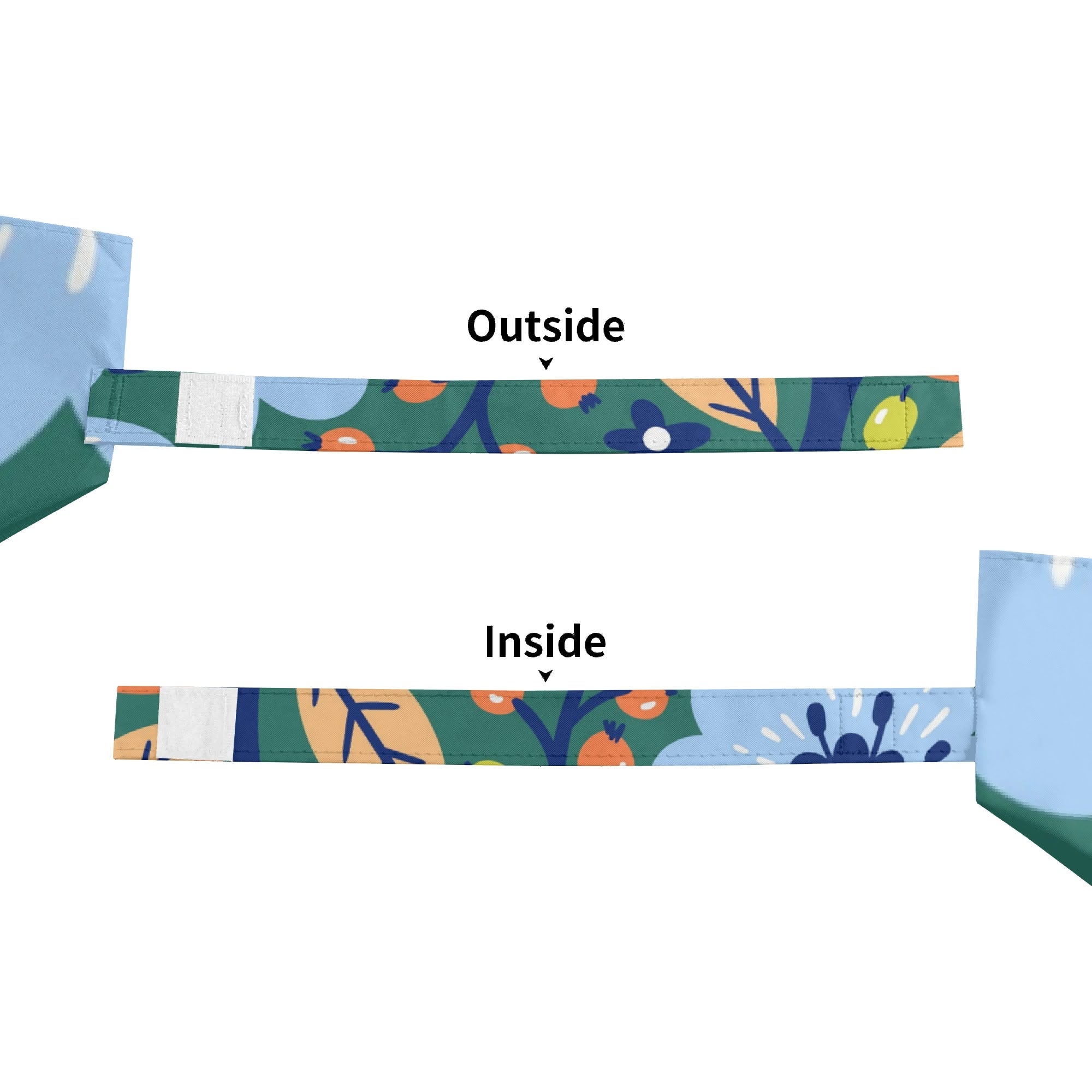 Retro Boho Flowers Compact Automatic Umbrella Compact Automatic Umbrella Plants Printed Offshore