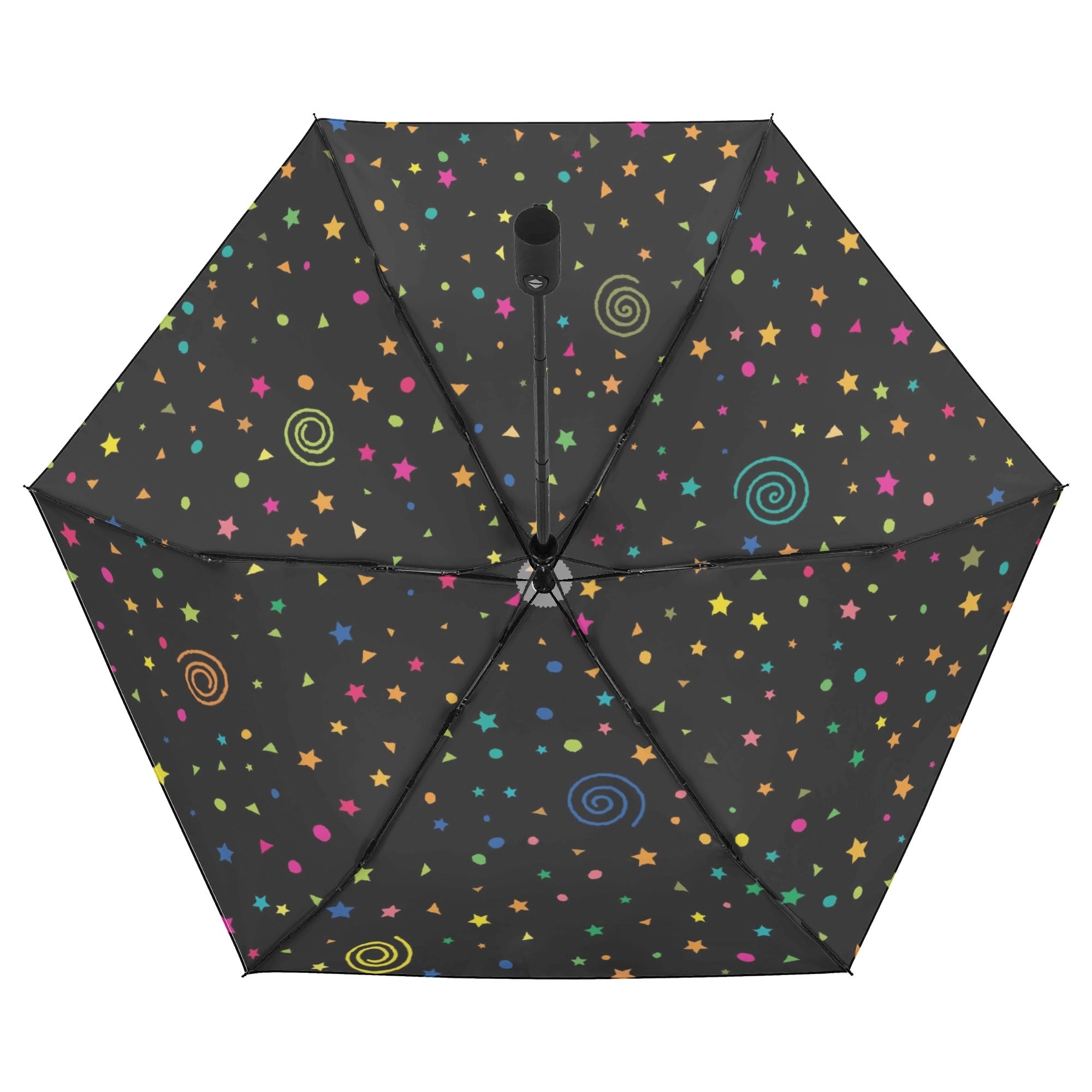 Stars And Swirls Compact Automatic Umbrella Compact Automatic Umbrella Printed Offshore