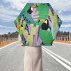 Bright Toucans Compact Automatic Umbrella Compact Automatic Umbrella animal Printed Offshore