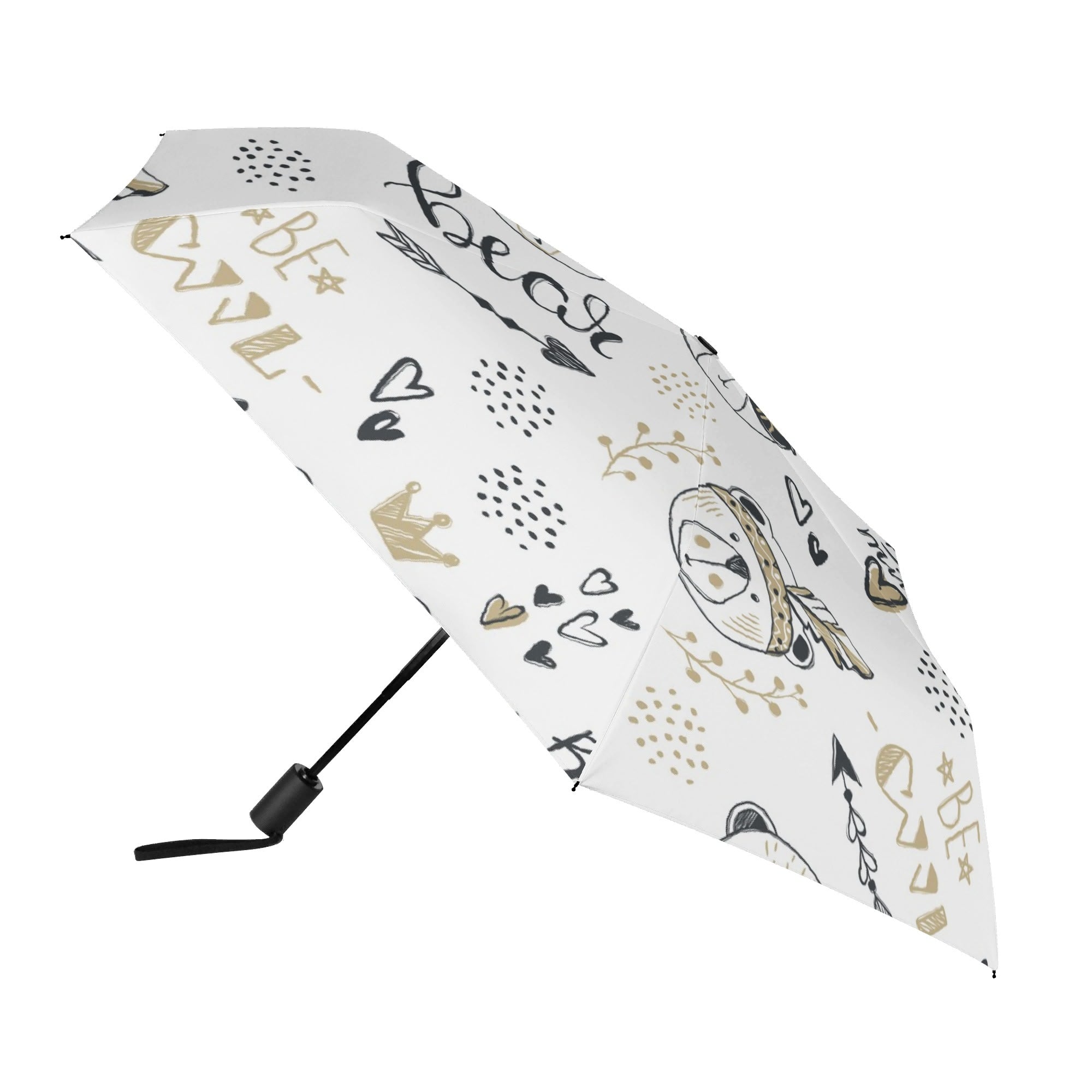 Bears Compact Automatic Umbrella Compact Automatic Umbrella animal Printed Offshore