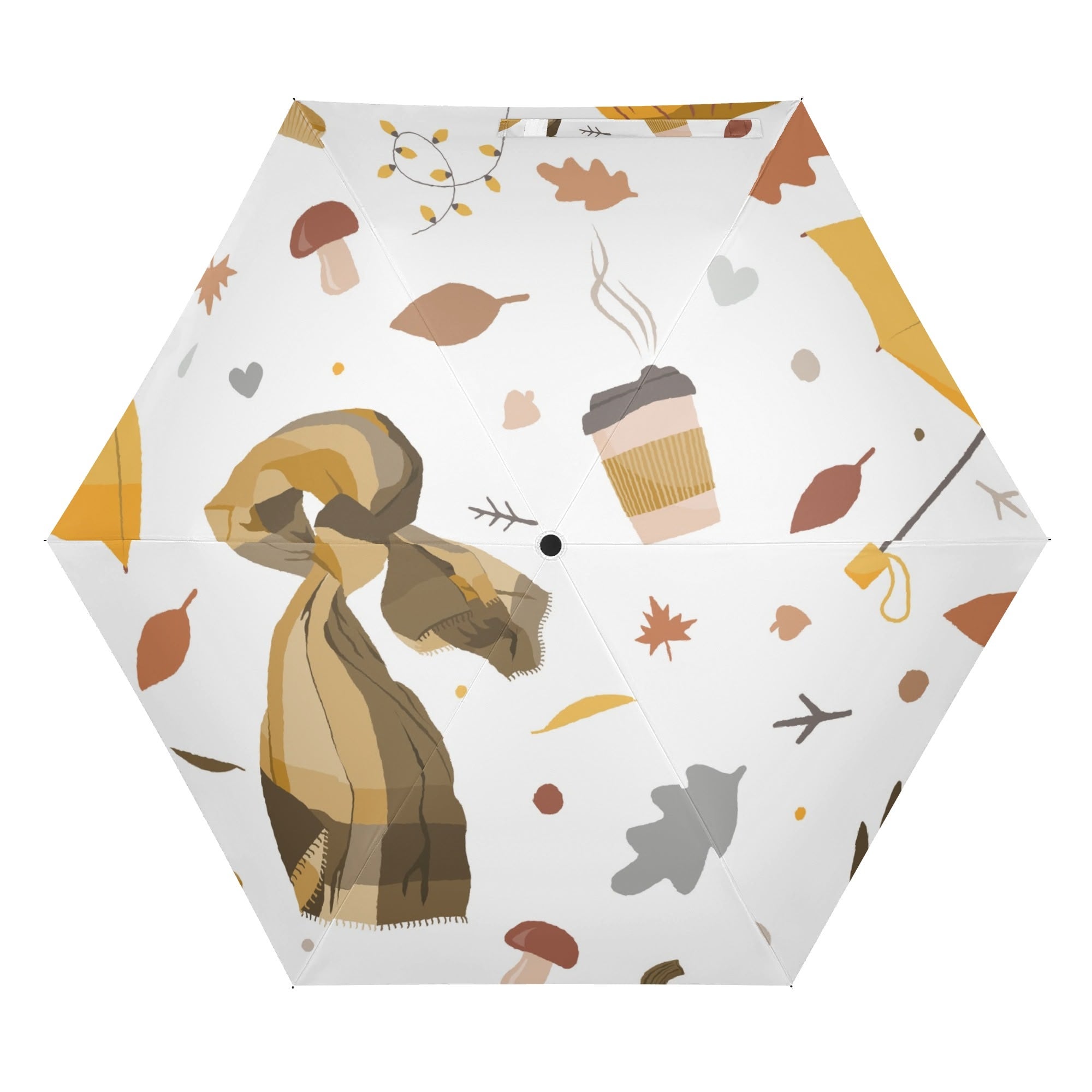 Autumn Compact Automatic Umbrella Compact Automatic Umbrella Printed Offshore