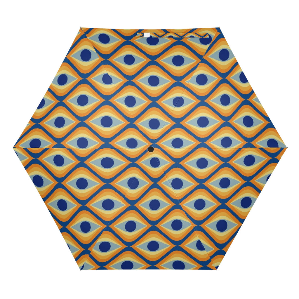 Retro Eyes Compact Automatic Umbrella Compact Automatic Umbrella Printed Offshore Retro