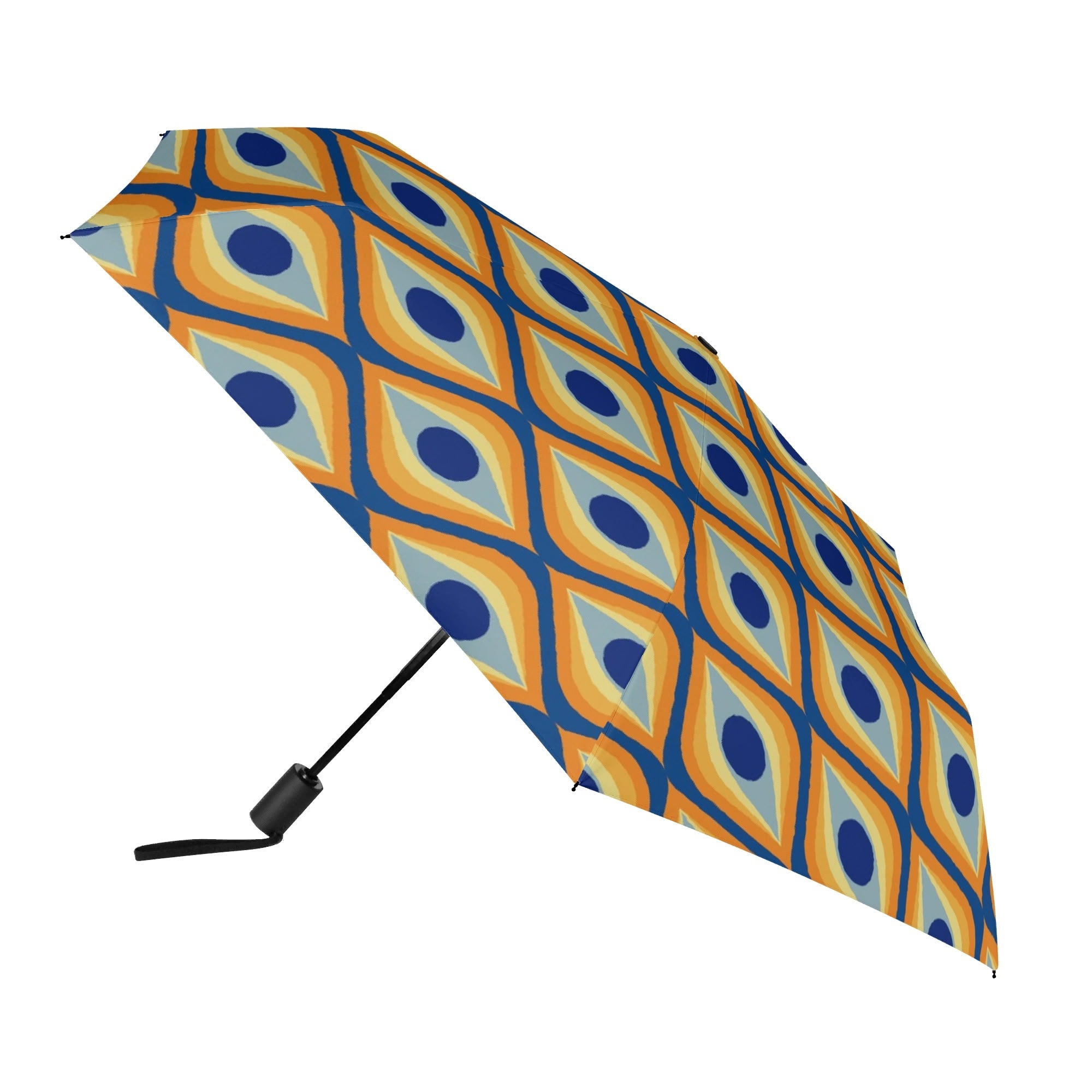 Retro Eyes Compact Automatic Umbrella Compact Automatic Umbrella Printed Offshore Retro