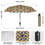 Retro Eyes Compact Automatic Umbrella Compact Automatic Umbrella Printed Offshore Retro