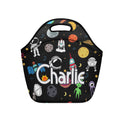Personalised Fun Space Neoprene Lunch Bag Default Title Personalised Neoprene Lunch Bags Printed Offshore Space