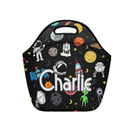 Personalised Fun Space Neoprene Lunch Bag Default Title Personalised Neoprene Lunch Bags Printed Offshore Space