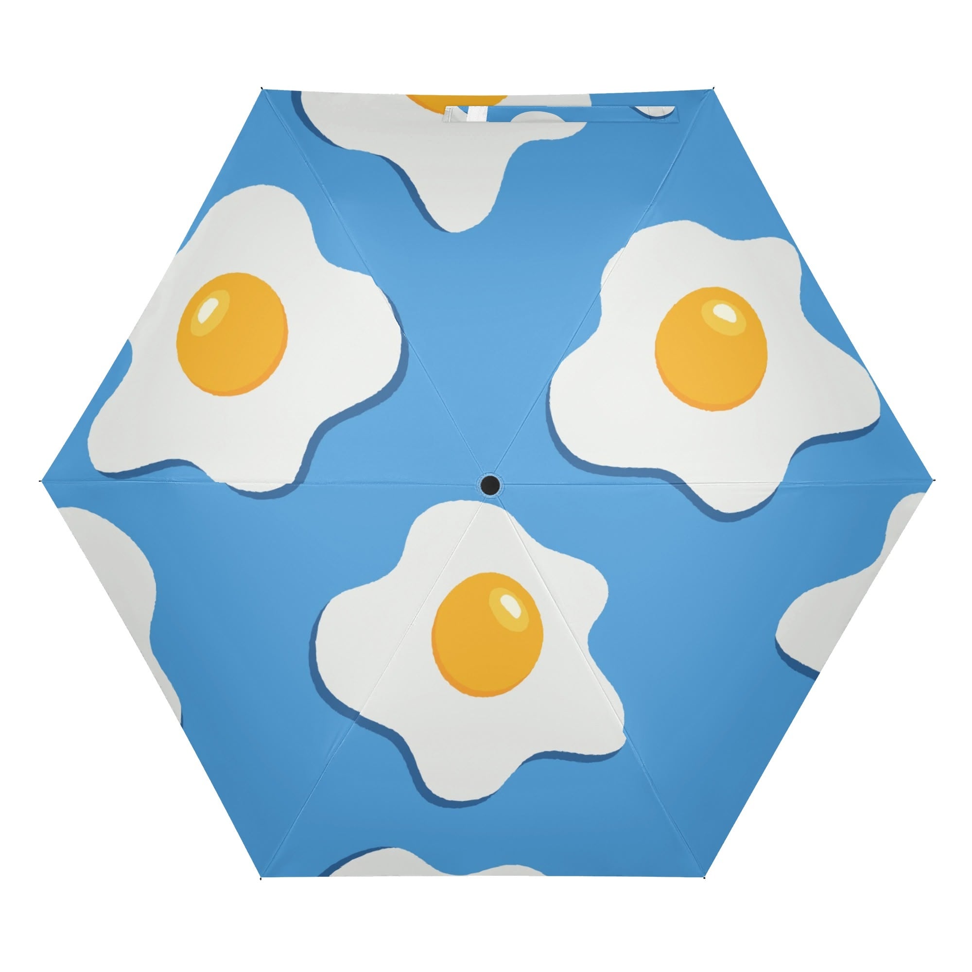 Fried Eggs Compact Automatic Umbrella Compact Automatic Umbrella Food Printed Offshore