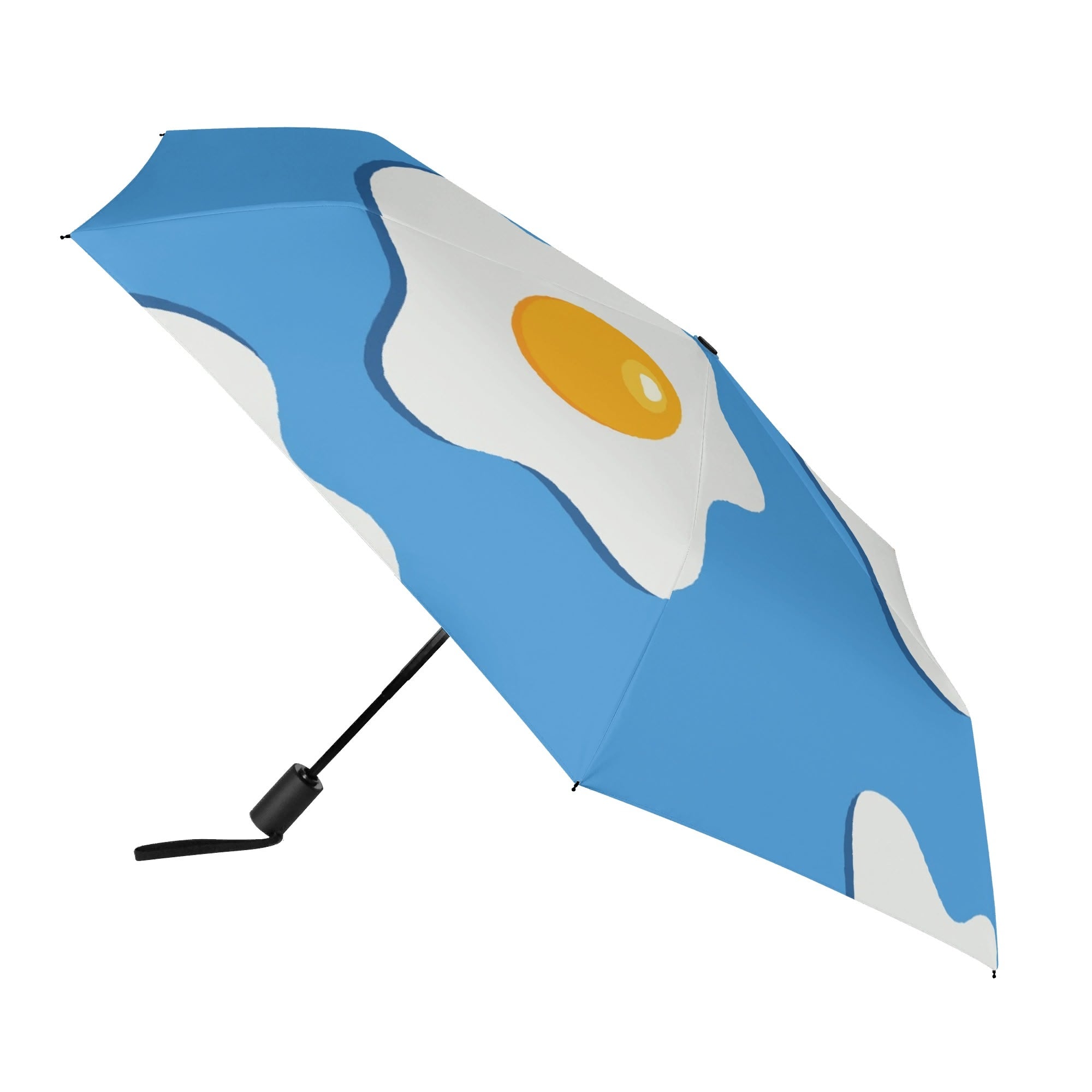 Fried Eggs Compact Automatic Umbrella Compact Automatic Umbrella Food Printed Offshore