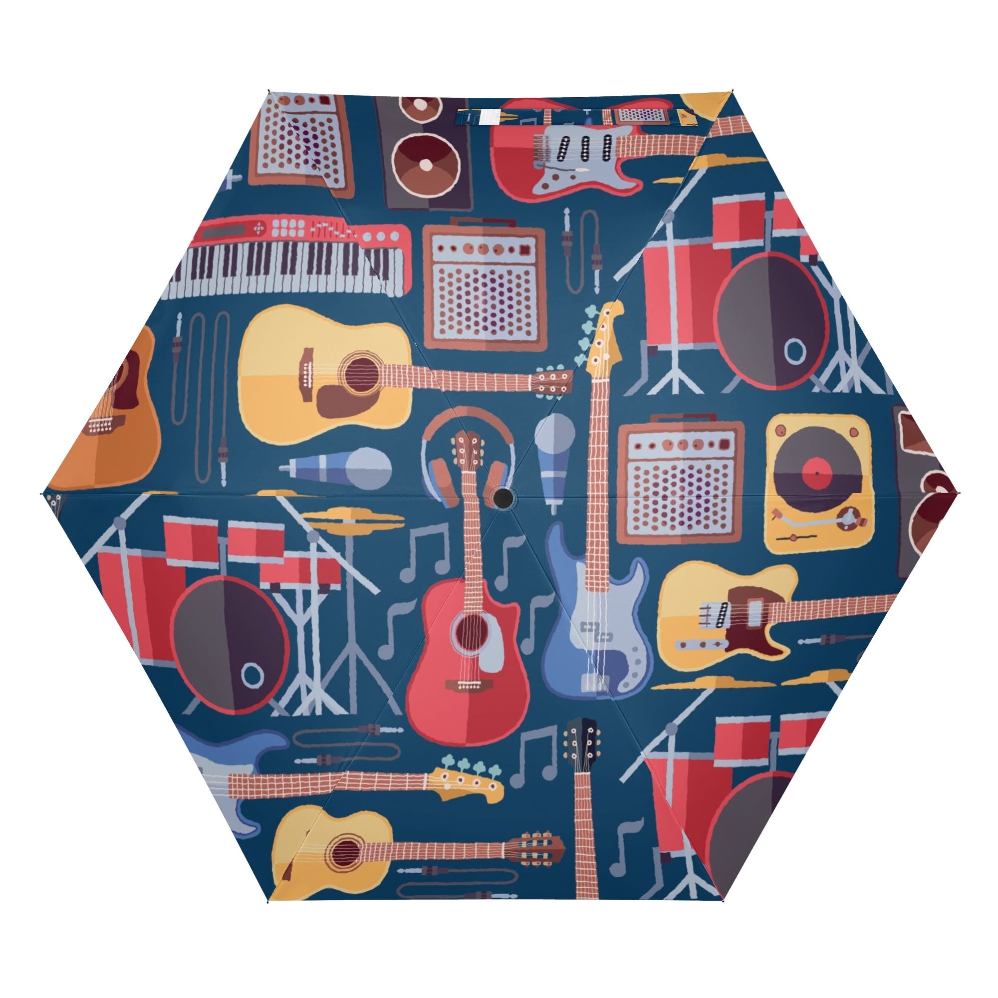 Music Instruments Compact Automatic Umbrella Compact Automatic Umbrella Music Printed Offshore