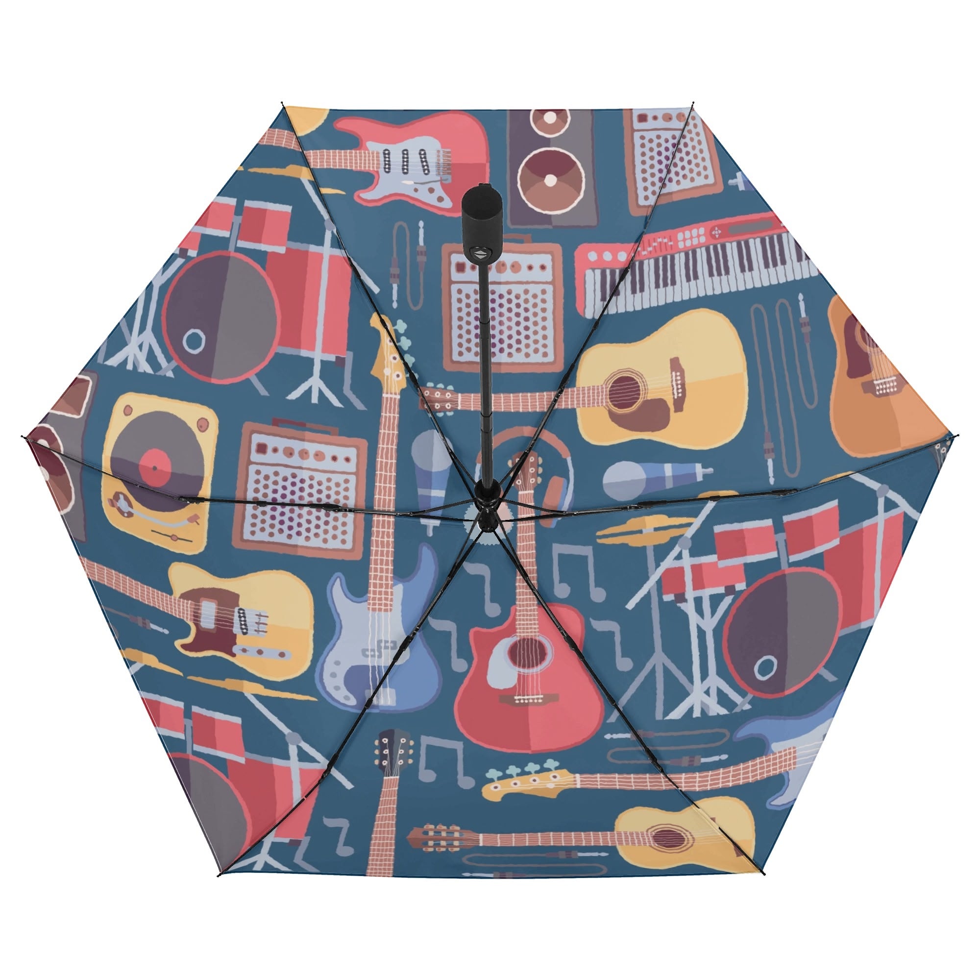 Music Instruments Compact Automatic Umbrella Compact Automatic Umbrella Music Printed Offshore
