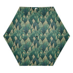 Leaf Pattern Compact Automatic Umbrella Compact Automatic Umbrella Plants Printed Offshore
