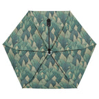 Leaf Pattern Compact Automatic Umbrella Compact Automatic Umbrella Plants Printed Offshore