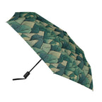 Leaf Pattern Compact Automatic Umbrella Compact Automatic Umbrella Plants Printed Offshore