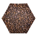 Coffee Beans Compact Automatic Umbrella Compact Automatic Umbrella Coffee Printed Offshore
