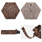 Coffee Beans Compact Automatic Umbrella Compact Automatic Umbrella Coffee Printed Offshore