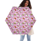 Fast Food Compact Automatic Umbrella Default Title Compact Automatic Umbrella Food Printed Offshore