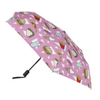 Fast Food Compact Automatic Umbrella Compact Automatic Umbrella Food Printed Offshore