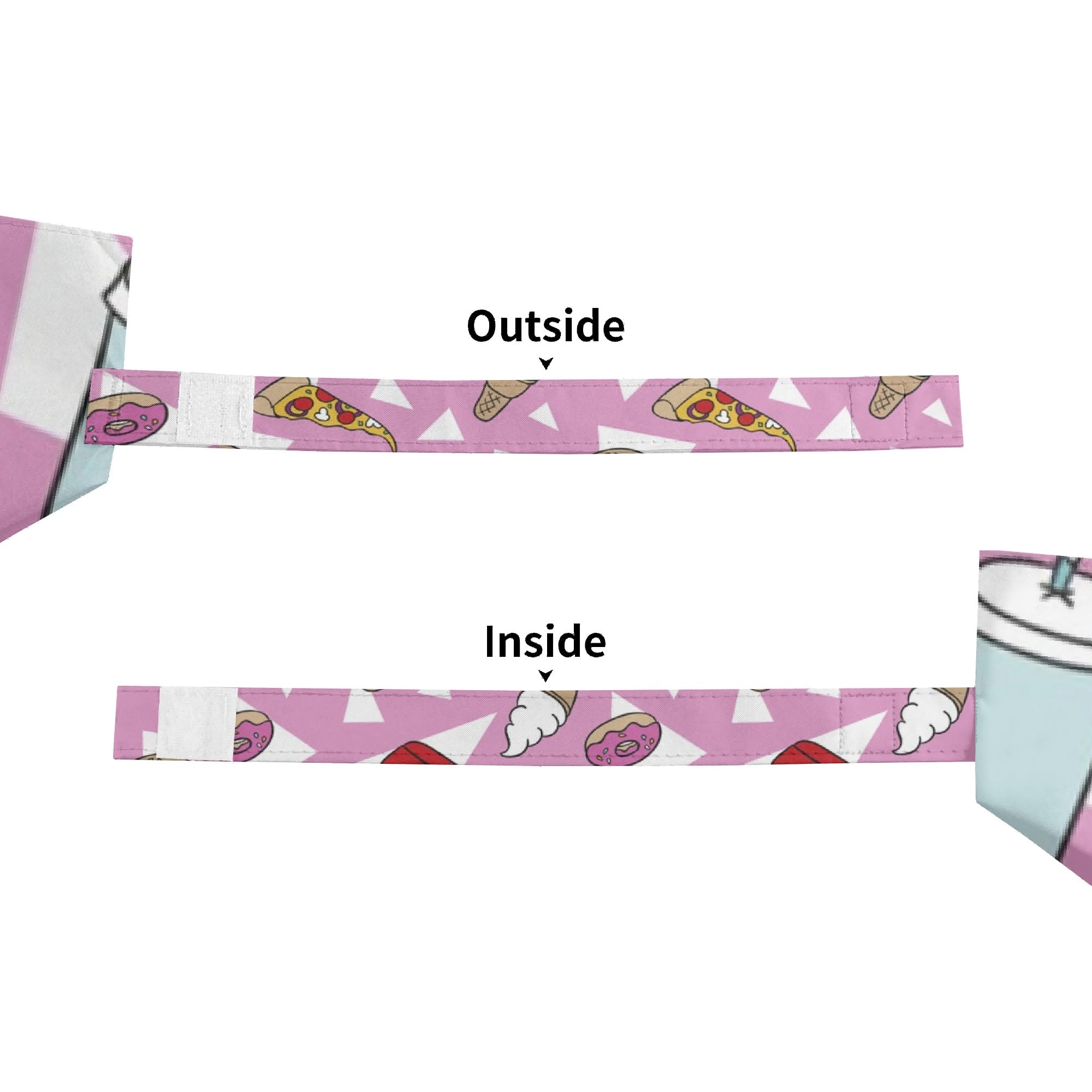 Fast Food Compact Automatic Umbrella Compact Automatic Umbrella Food Printed Offshore