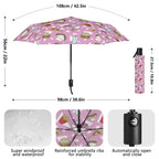 Fast Food Compact Automatic Umbrella Compact Automatic Umbrella Food Printed Offshore