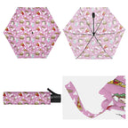 Fast Food Compact Automatic Umbrella Compact Automatic Umbrella Food Printed Offshore