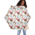 Coconuts Compact Automatic Umbrella Default Title Compact Automatic Umbrella Food Printed Offshore