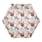 Coconuts Compact Automatic Umbrella Compact Automatic Umbrella Food Printed Offshore