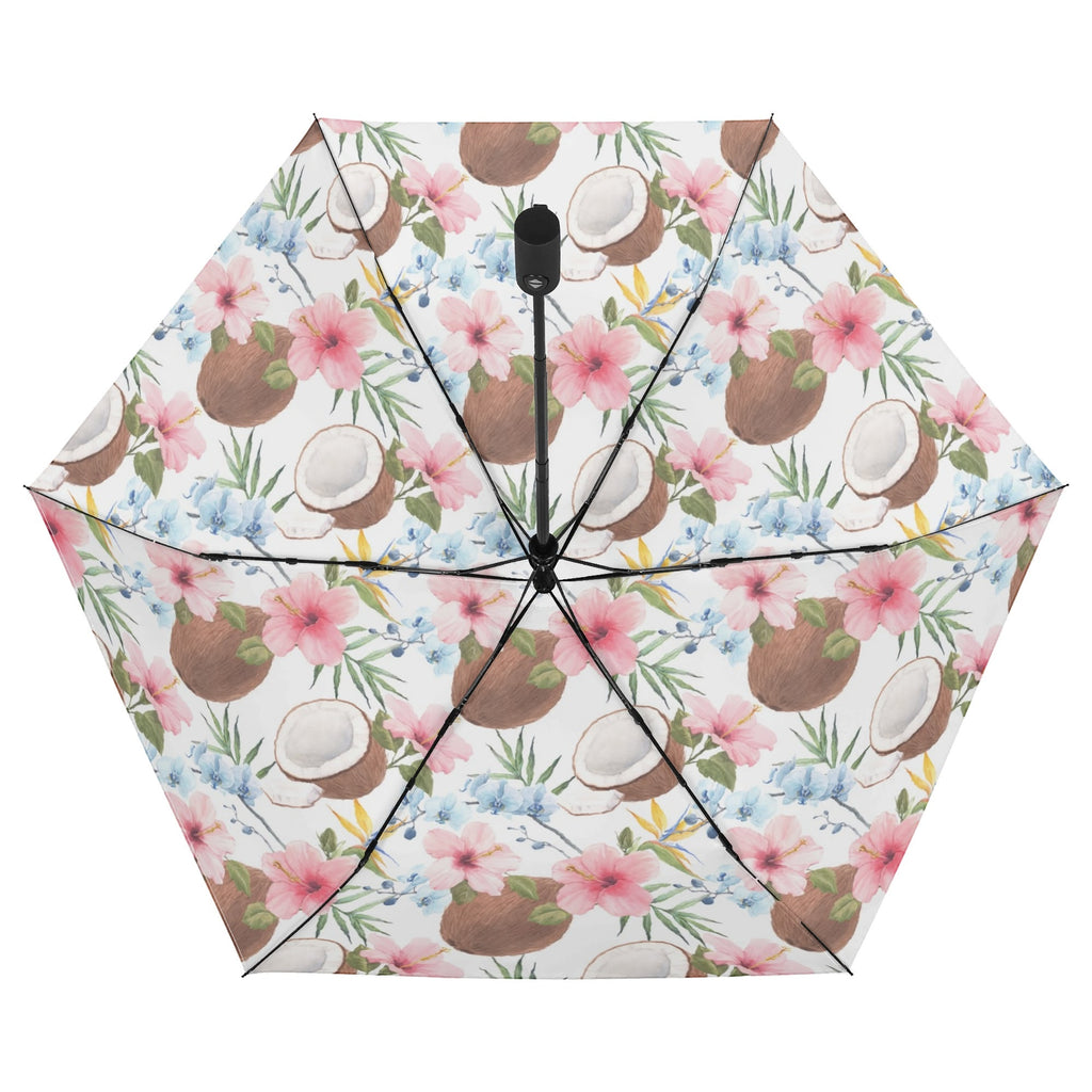 Coconuts Compact Automatic Umbrella Compact Automatic Umbrella Food Printed Offshore